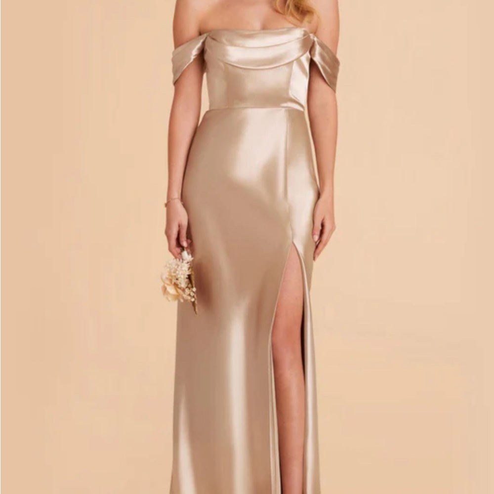 BIRDY GREY Mia Champagne Bridesmaid Dress